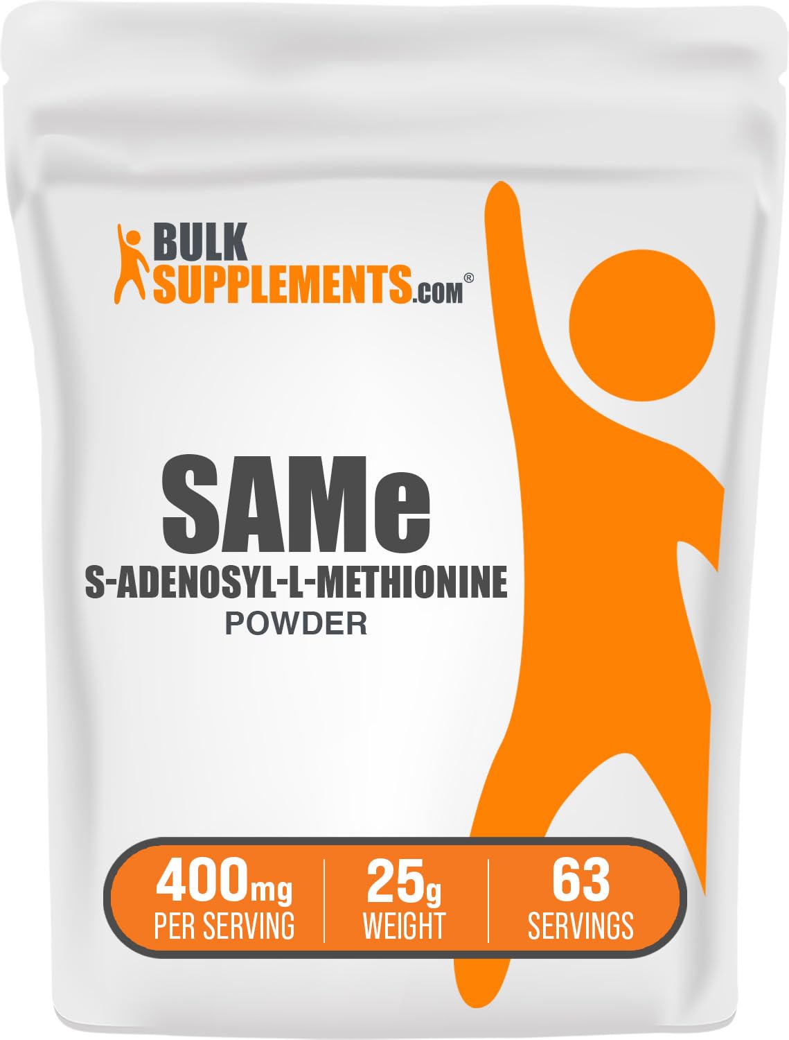 BulkSupplements SAM-e polvo: empaque claro y calidad