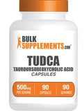 BulkSupplements TUDCA: cápsulas en bote para tomar a diario, comodidad.