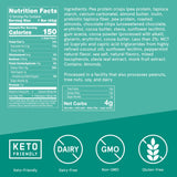 Bulletproof barra de proteína crujiente chocolate menta con trozos de nuez