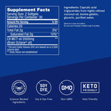 Bulletproof Brain Octane Softgels cápsulas listas para viaje.