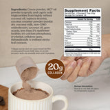 Bulletproof chocolate colágeno se disuelve fácilmente en bebidas frías y calientes