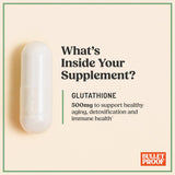 Dosis diaria de Bulletproof Glutathione Force para soporte hepático