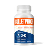 Bulletproof Vitaminas A-D-K Softgels en botella para bienestar general