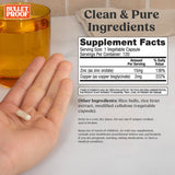 Bulletproof Zinc con Cobre: etiqueta clara que destaca ingredientes clave.