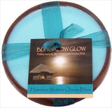 Bungalow Glow Hawaii vela de madera Hawaiian Waters, aroma a aguas tropicales para ambientar la habitación.