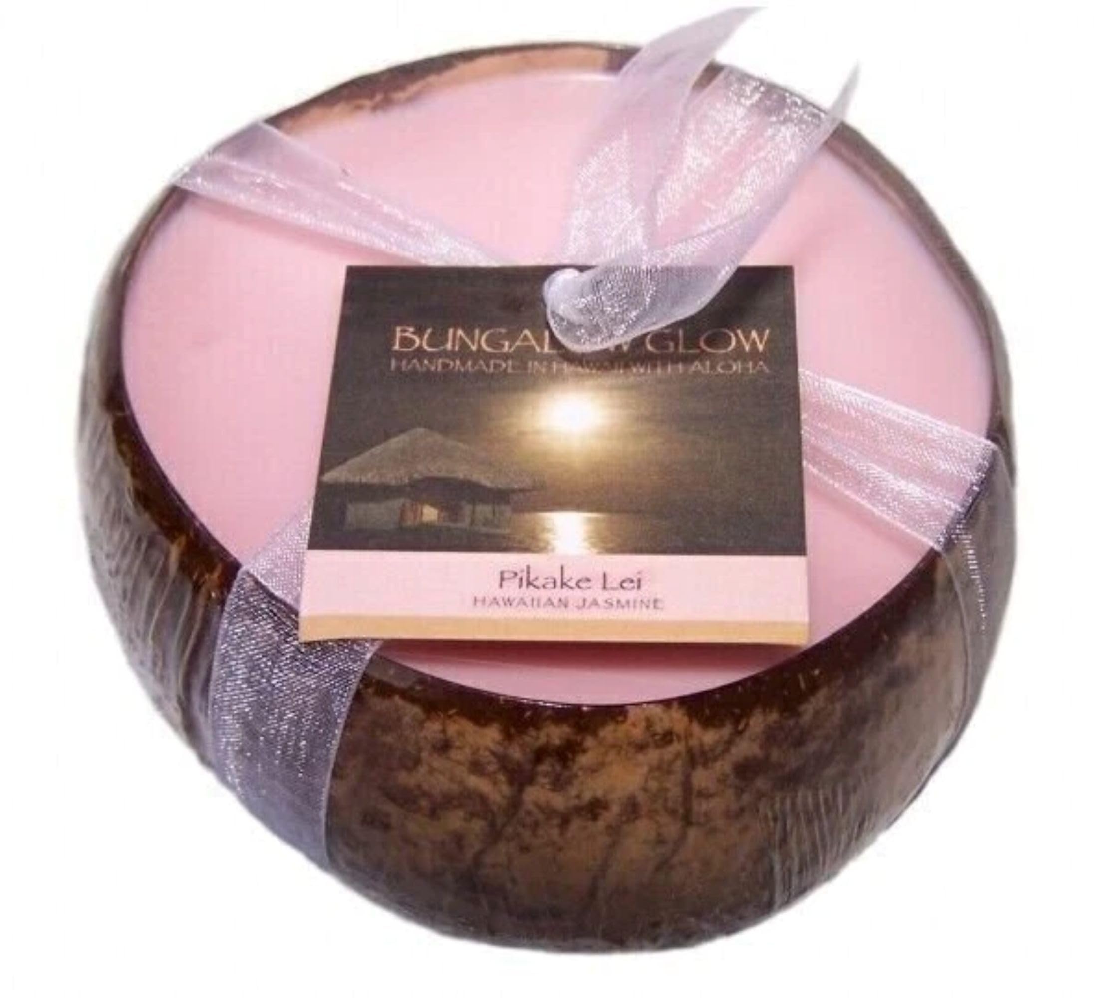 Vela BUNGALOW GLOW Coco Pikake Lei para ambientar con aroma tropical