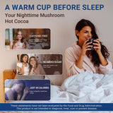 Buporai ingredientes reishi-melatonina sin cafeína para relajación nocturna.