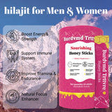 Burdvmd Trttvre Shilajit Honey Stick fresa, uso diario para mujeres con energía sostenida.