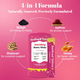 Burdvmd Trttvre Shilajit Honey Stick fresa, empaque portátil para consumo fuera de casa.