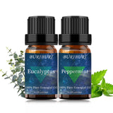 BURIBURI Aceite de eucalipto 10 ml en botella, aroma fresco para difusor.