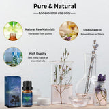 BURIBURI Bote de vidrio ambar para aceites, protección ante la luz.