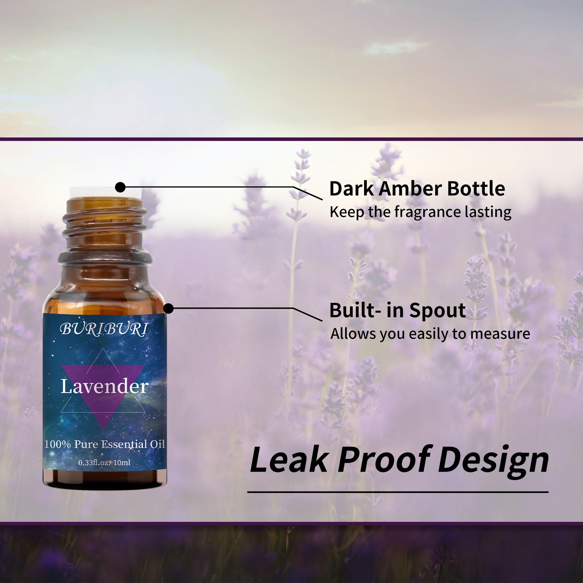 Difusor Buriburi con aceites de lavanda para perfumar espacios