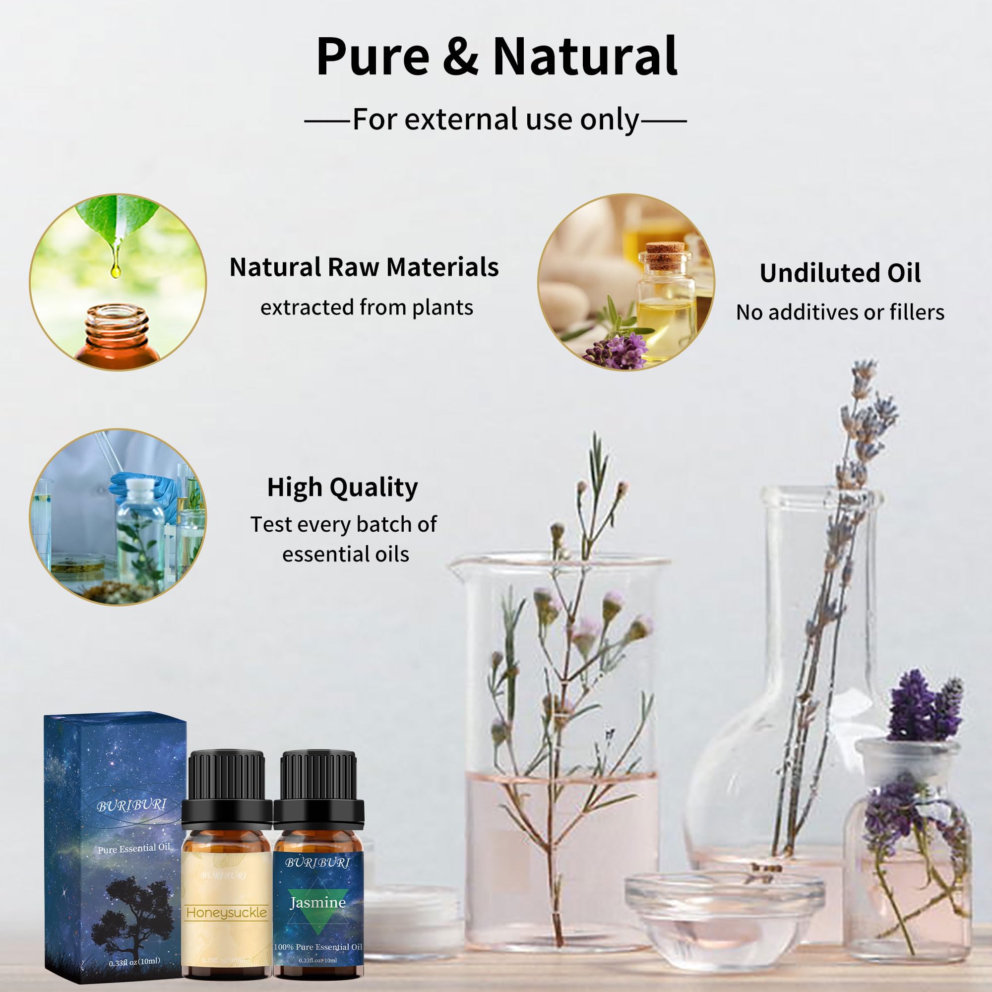 Jabón artesanal Buriburi con aceites esenciales para manos suaves