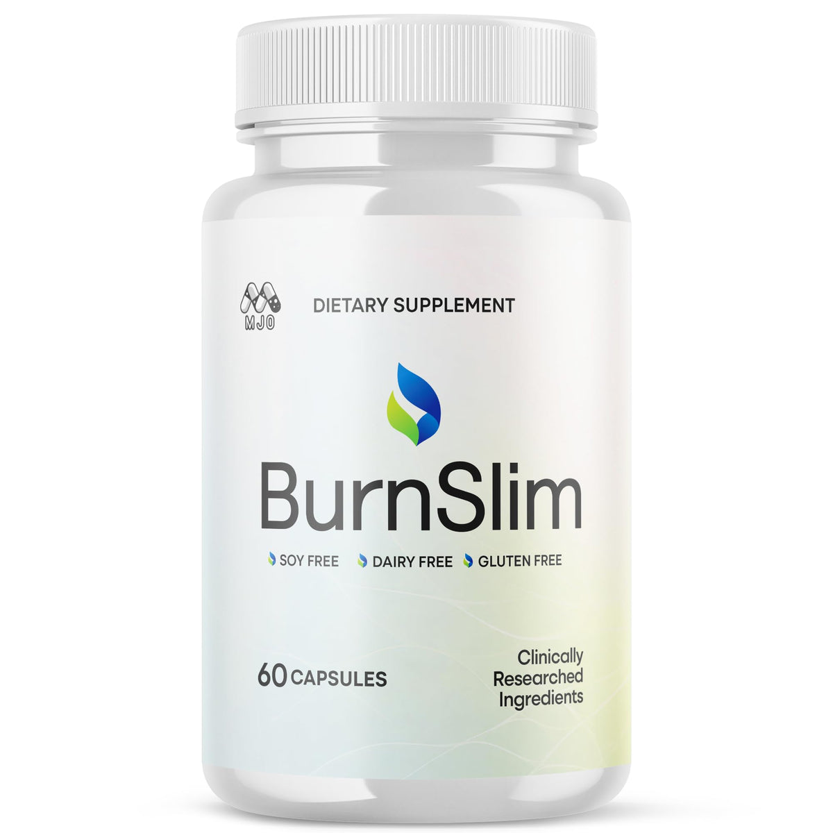 BurnSlim de MJO: cápsulas en botella para un estilo de vida activo.