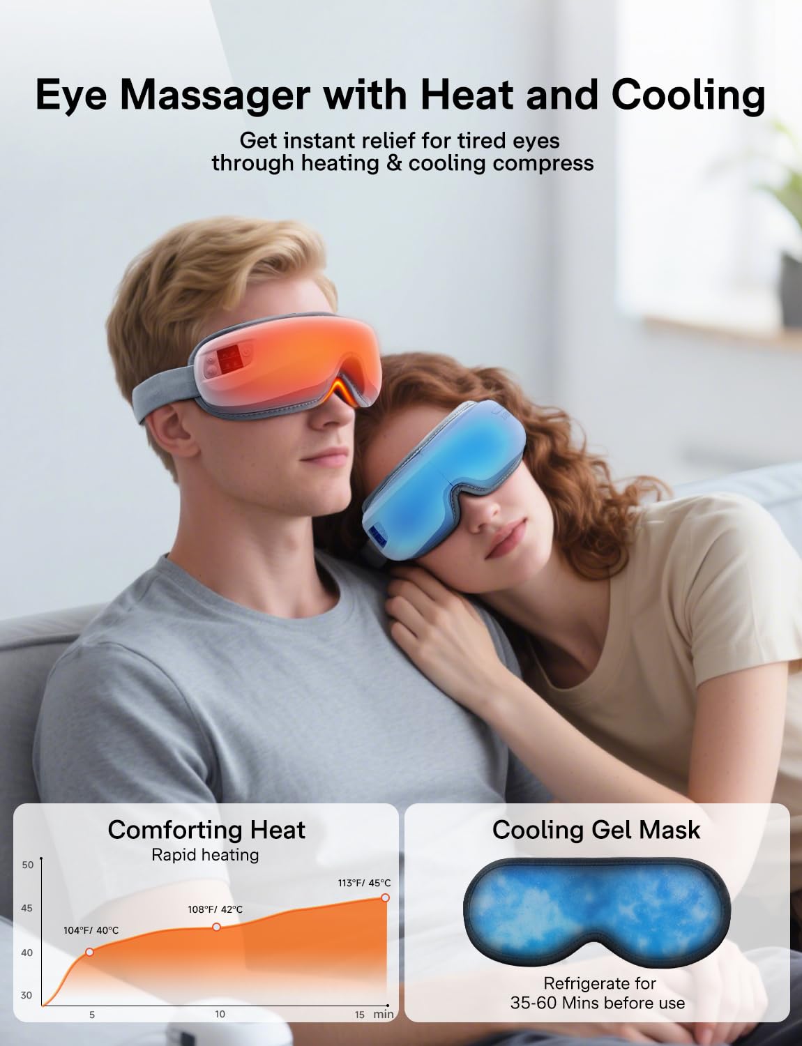 Burrki gel-refrescante-ocular ofrece enfriamiento calmante para hinchazón