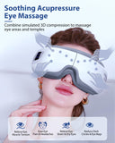 Burrki masaje ocular con modos para relajación personalizada.