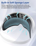 Burrki masaje ocular portátil y compacto para viajar.