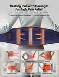 Burrki soporte lumbar calor añade soporte extra para espalda baja