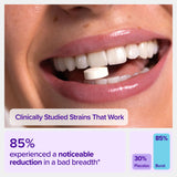 Burst Dental Probiotics favorece el equilibrio bacteriano oral y salud de la sonrisa
