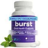 Burst Dental Probiotics tabletas menta para un aliento más fresco