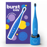 Burst Kids cepillo eléctrico azul exterior, cómodo para cepillado diario