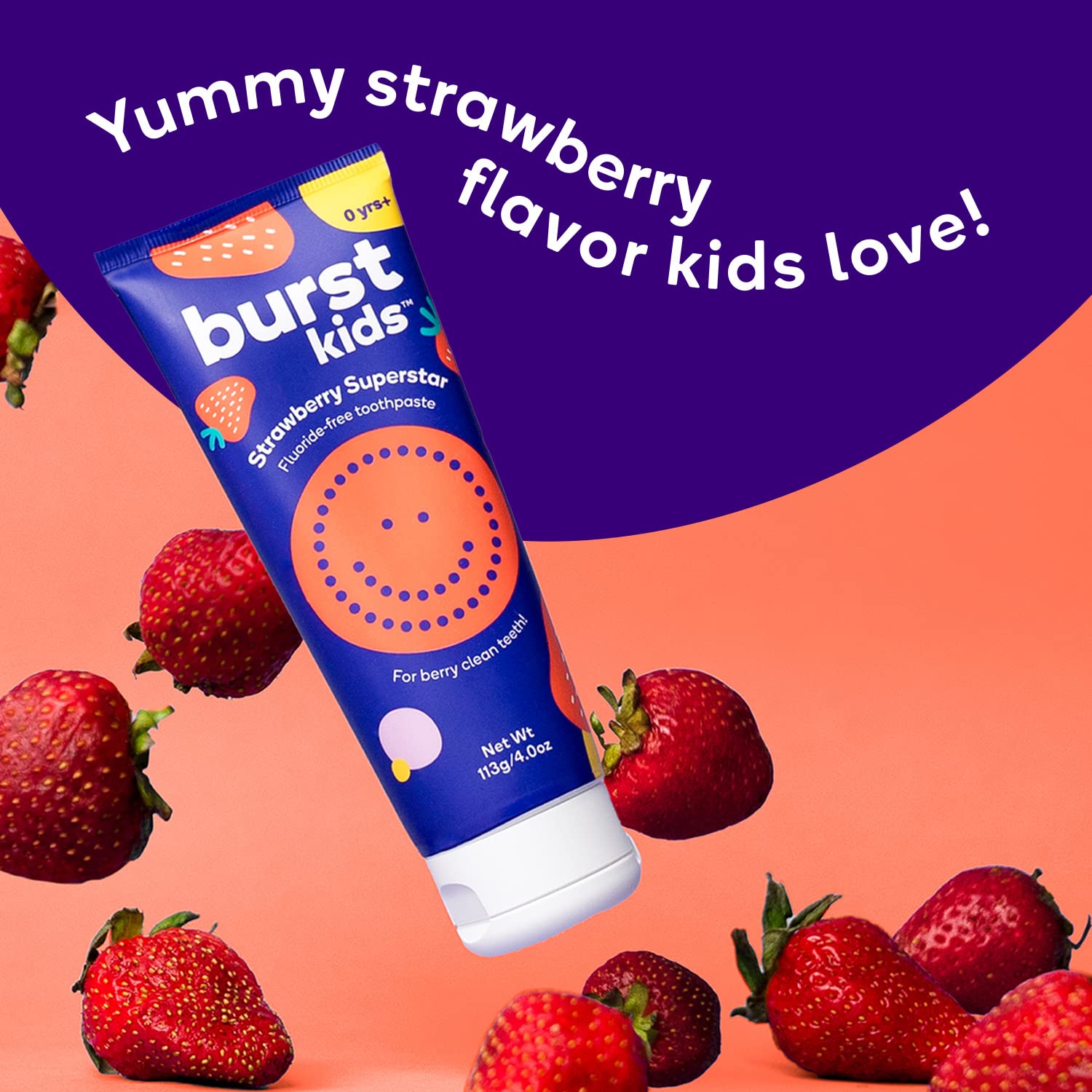 Burst pasta dental infantil nano-hidroxiapatita fortalece esmalte