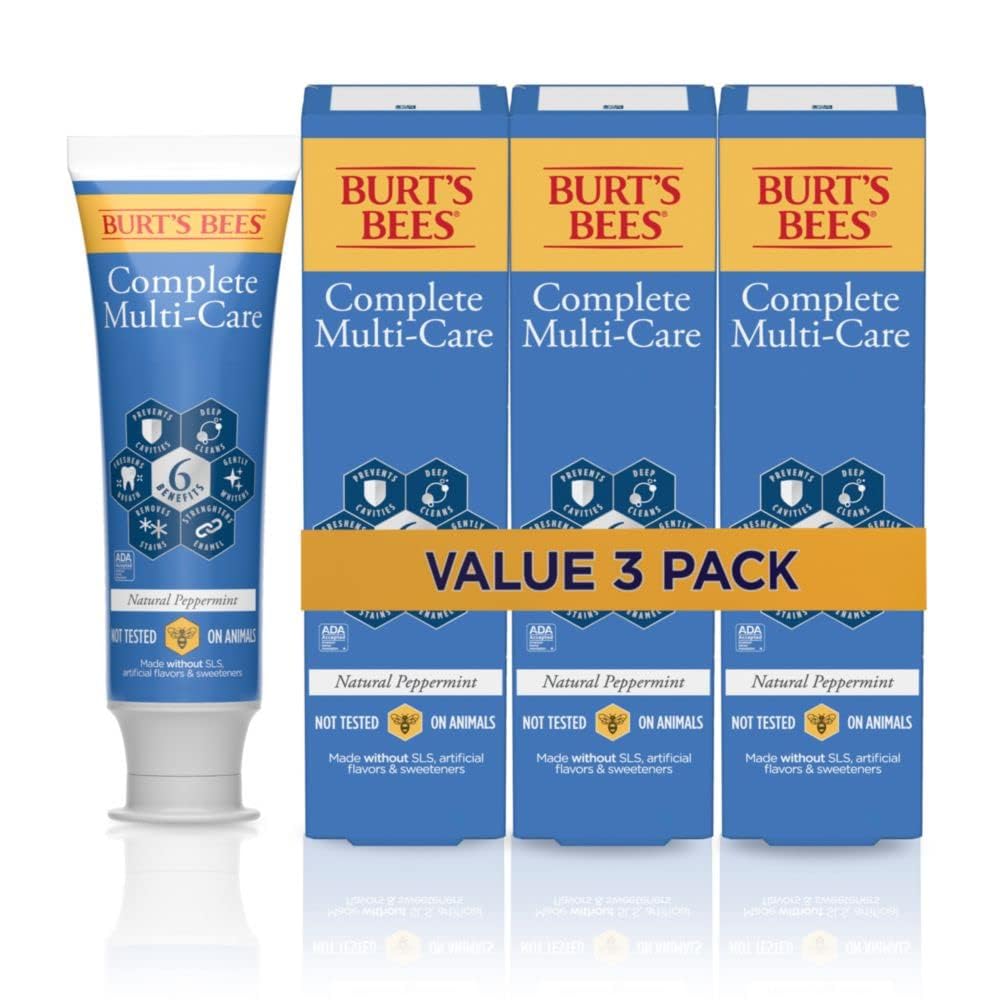 Burt's Bees Complete Multi-Care, paquete 3, envase reciclable, cuidado natural diario