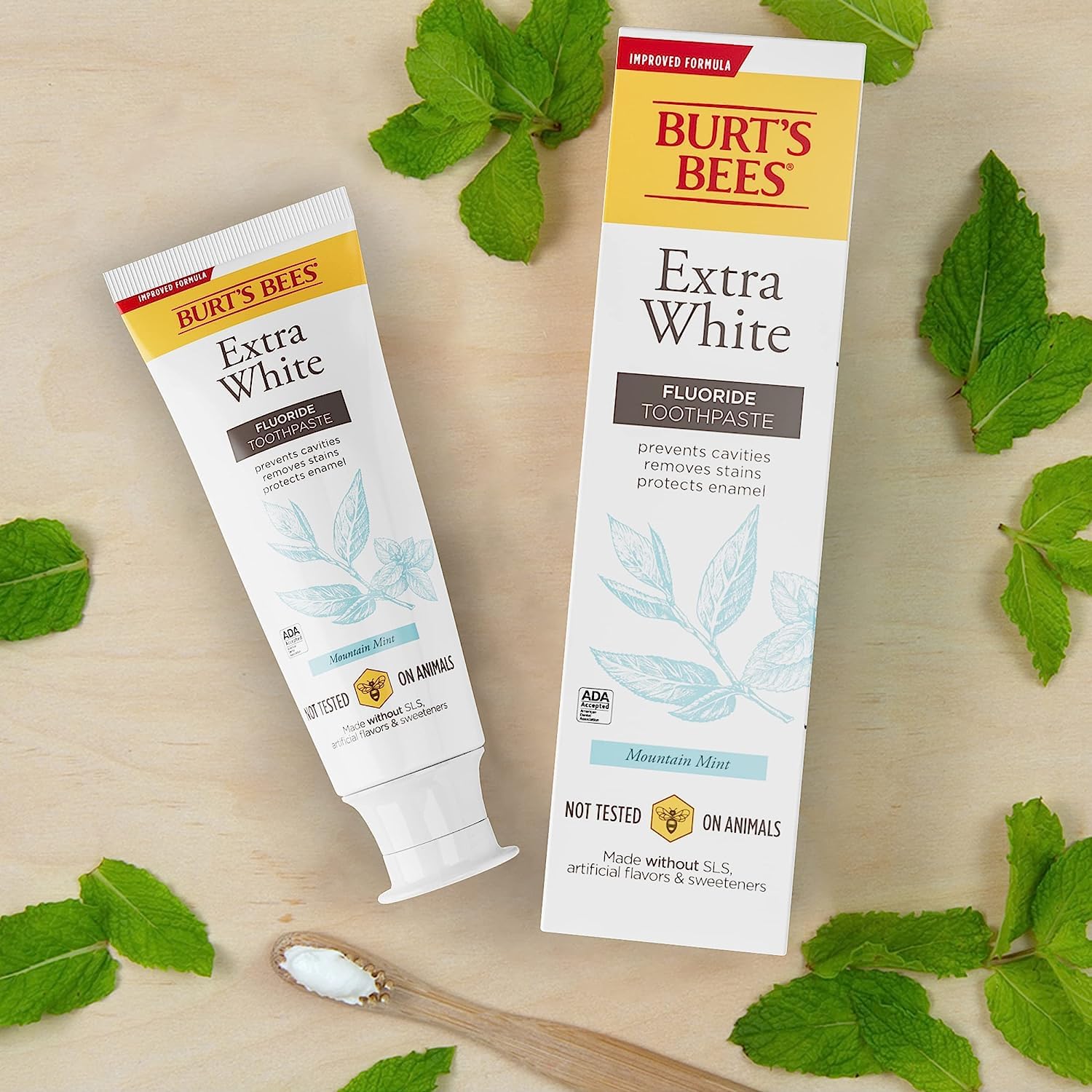 Pasta sin SLS para uso suave diario con Burt's Bees