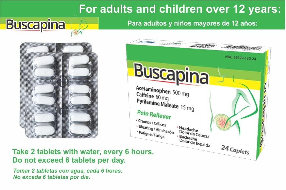 Buscapina comprimidos para dolor muscular y articular, movilidad mas comoda