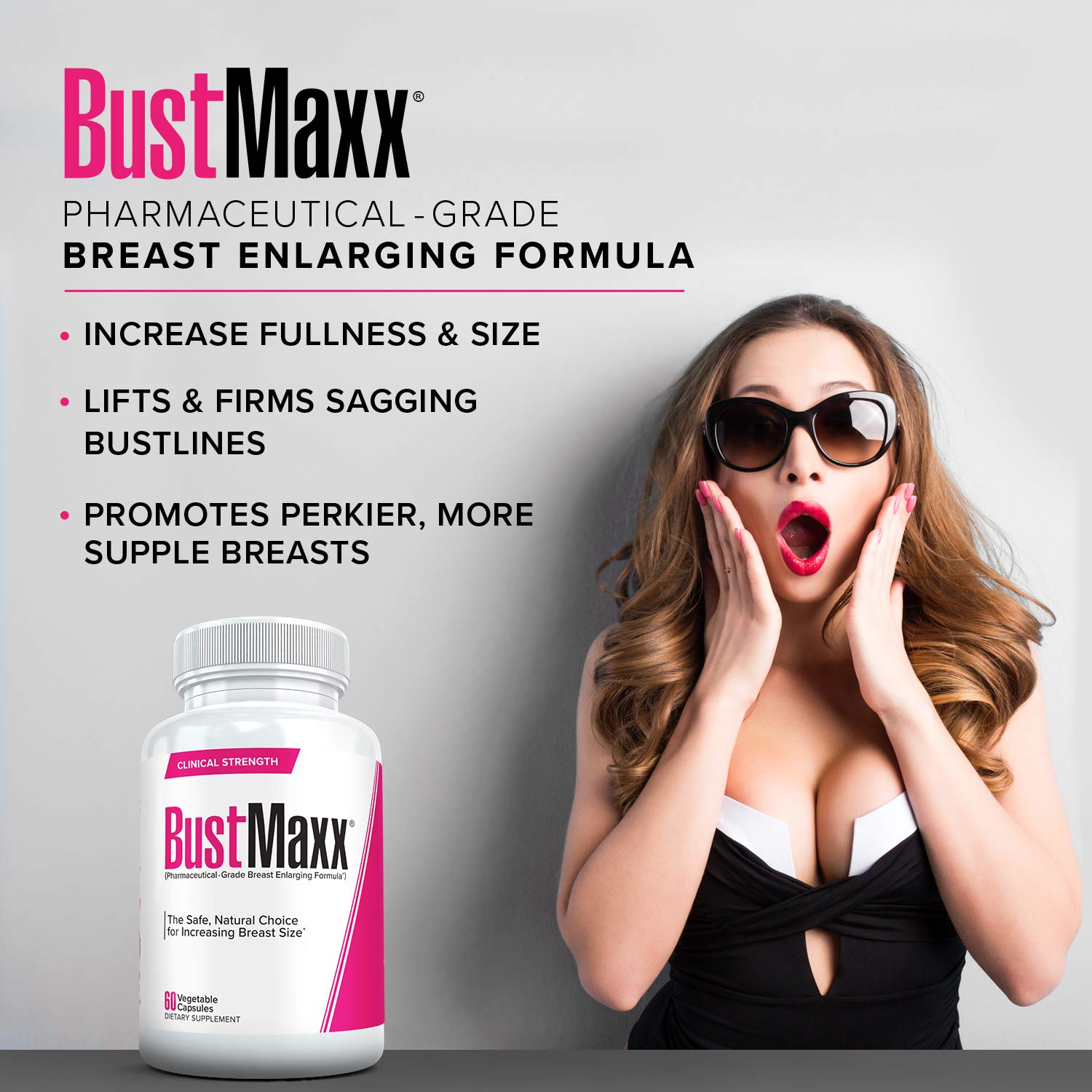 BustMaxx empaque: fabricación segura y control de calidad.