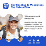 BuzzPatch envase reutilizable: conservación de parches para próximas salidas.