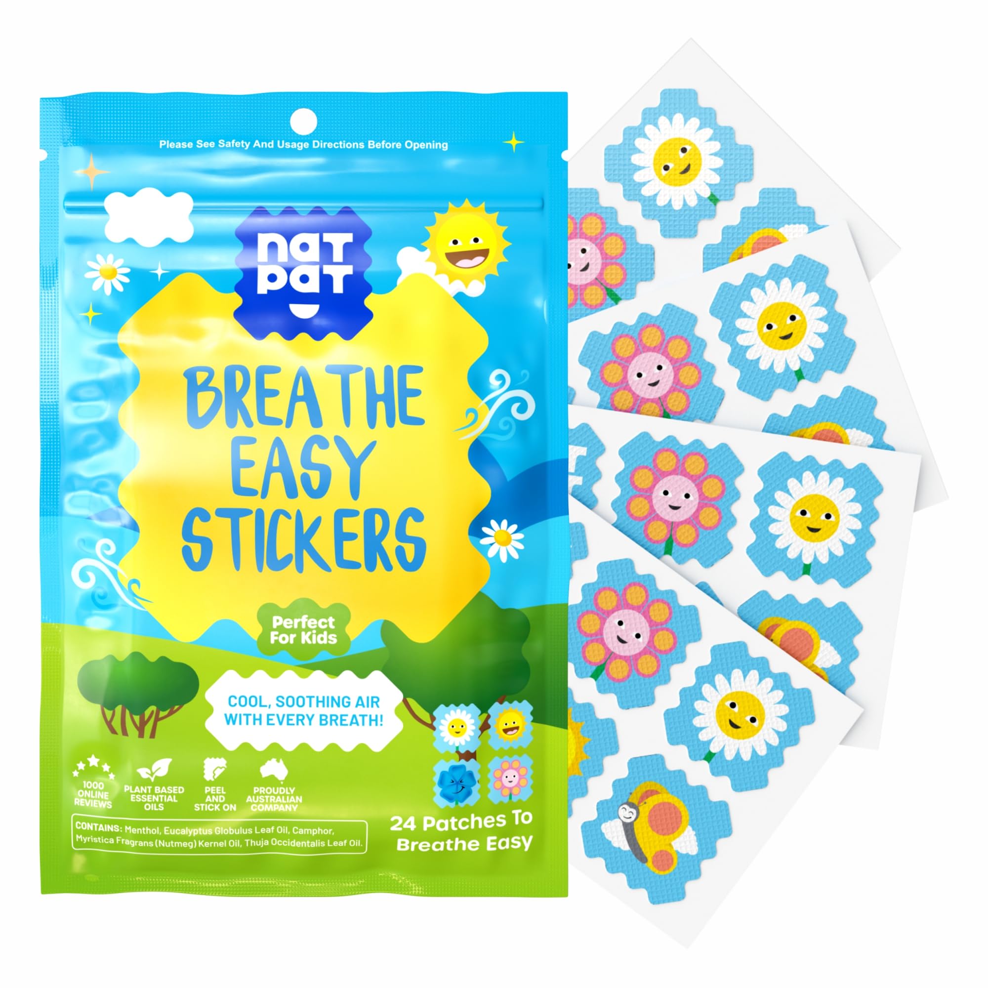 BUZZPATCH NATPAT parche-respiracion niños mejora respiración suave