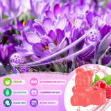 BVIVLOO Saffron Gummies: ashwaganda y l-teanina en la mezcla.