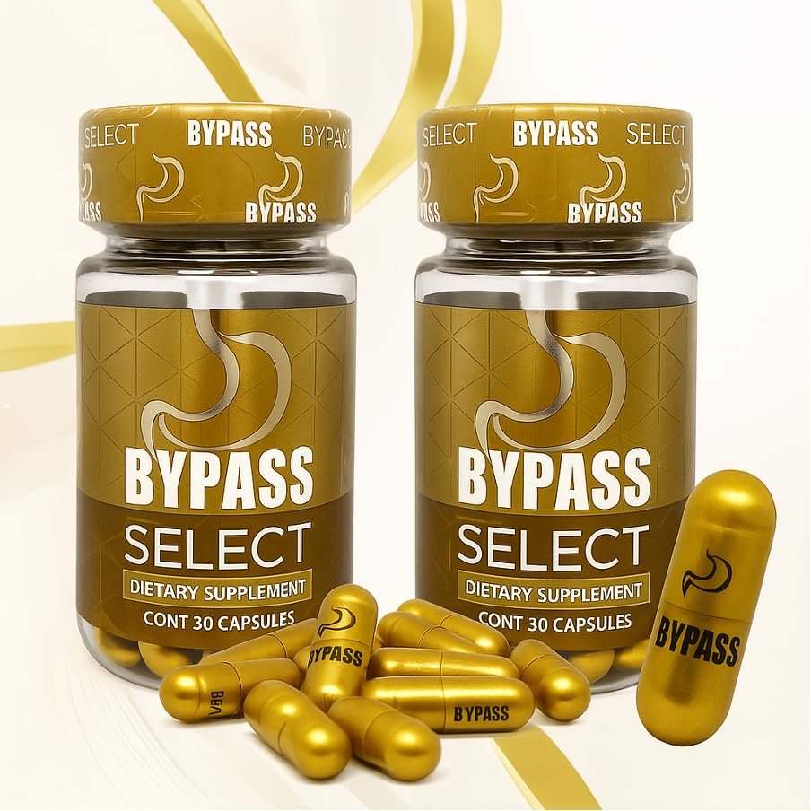 Bypass Select dos unidades cápsulas: apoyo digestivo diario y equilibrio metabólico.