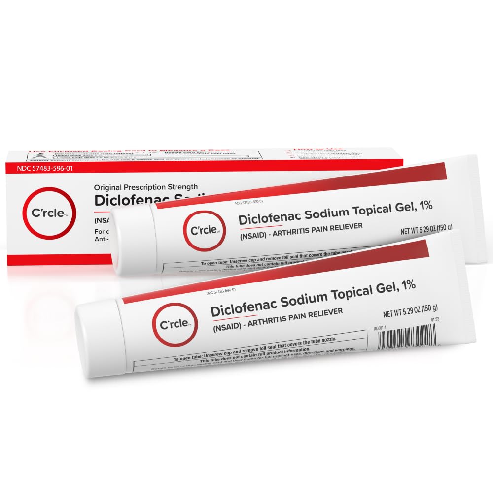 C'rcle Diclofenaco Gel, soporte antiinflamatorio seguro para uso diario.