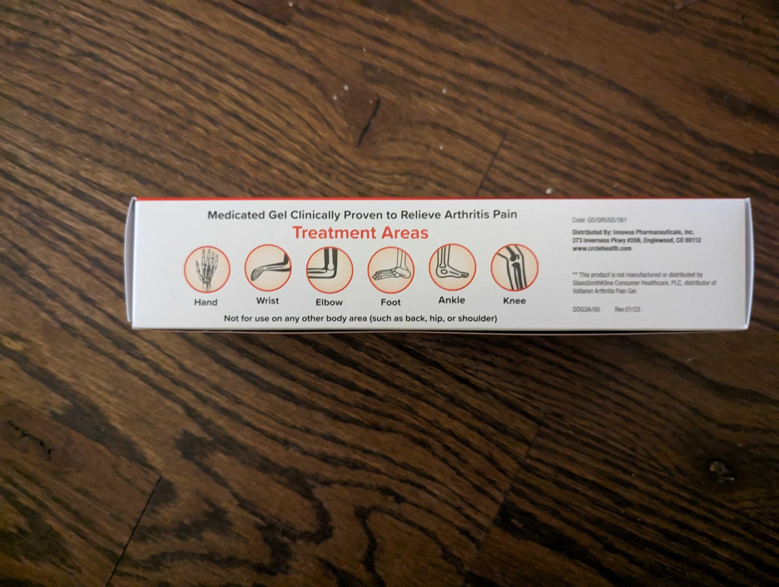 C'rcle Diclofenaco Gel, gel tópico antiinflamatorio para uso diario.