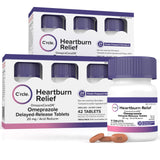 C'rcle Omeprazol 20 mg bulk, botella de 84 pastillas, alivio diario posible.