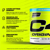 C4 Original, enfoque mejorado con Huperzina A para concentración de entrenamiento.