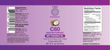 Detalle de la certificación de terceros en la etiqueta de C60 Purple Power.