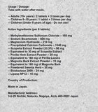 Cabaginn α+ tabletas para apoyo digestivo tras la comida.