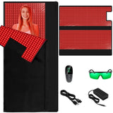 cabpay manta terapia luz roja 660-850 para cuidado corporal completo