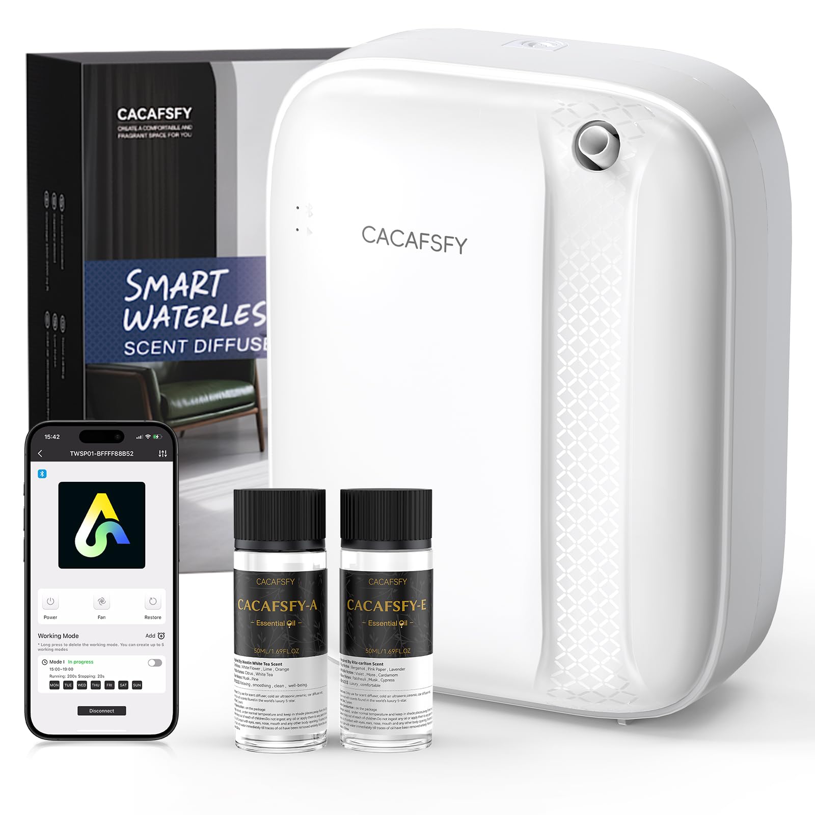 CACAFSFY difusor sin agua con control por app para casa