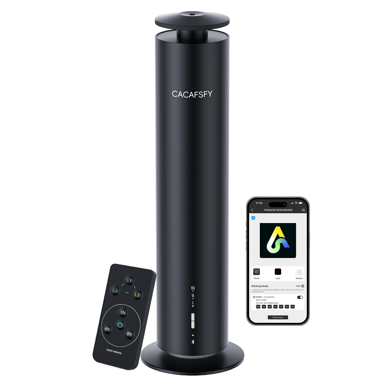 CACAFSFY difusor aroma sin agua para hogar, aroma suave