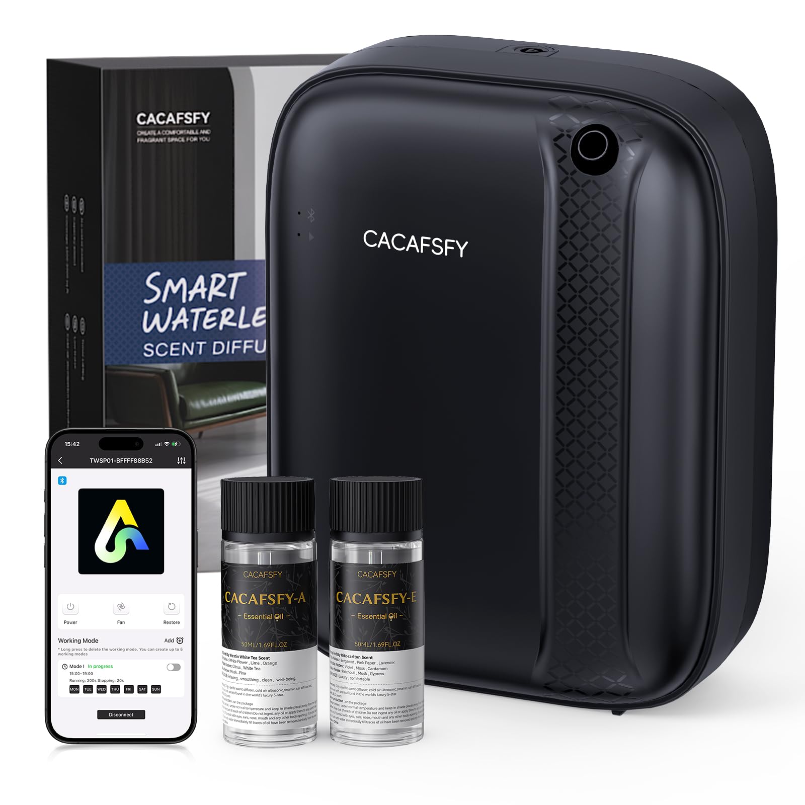 CACAFSFY difusor sin agua para sala amplia con aroma envolvente