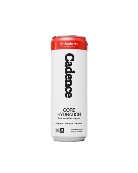 Cadence Melonberry lata 355 ml para hidratación durante entrenamientos.