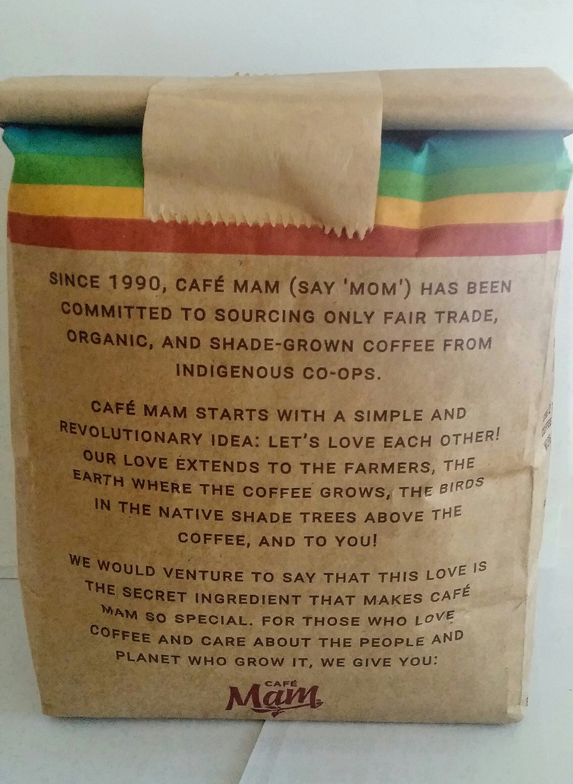 Cafe Mam Enema Orgánico: etiqueta informativa para elegir con seguridad.