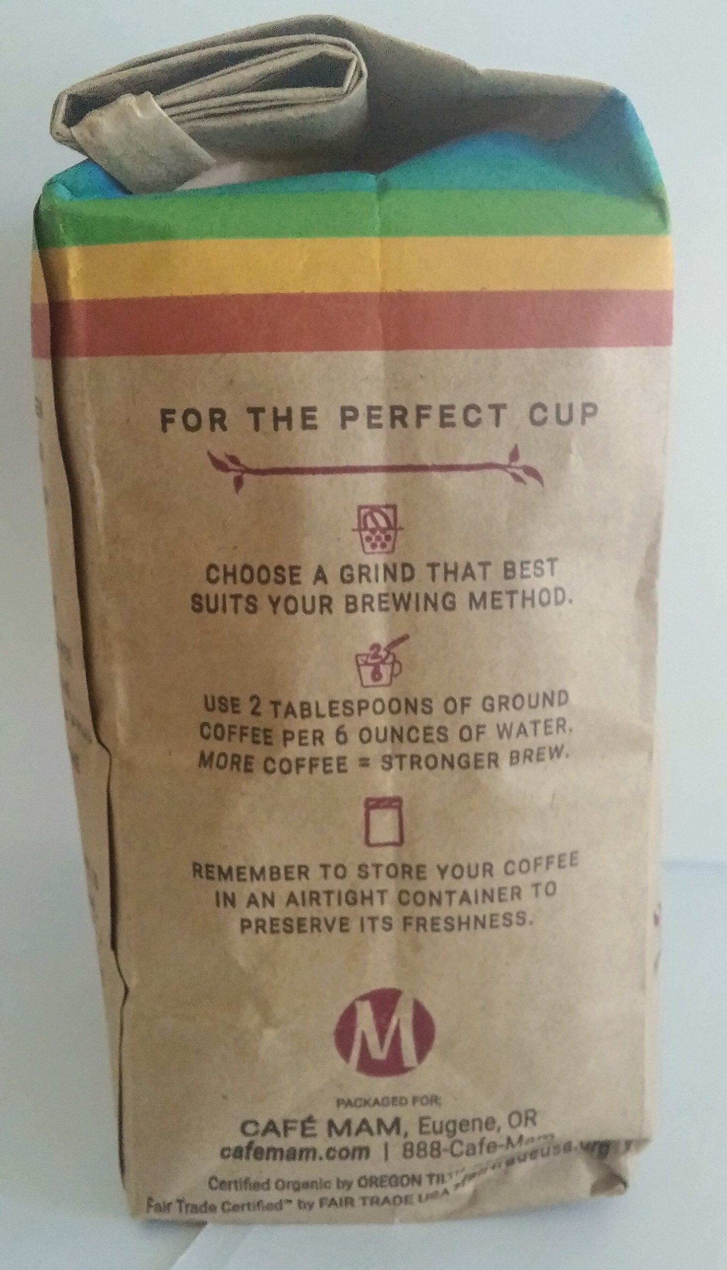 Cafe Mam Enema Orgánico: taza de preparación para mezcla precisa.
