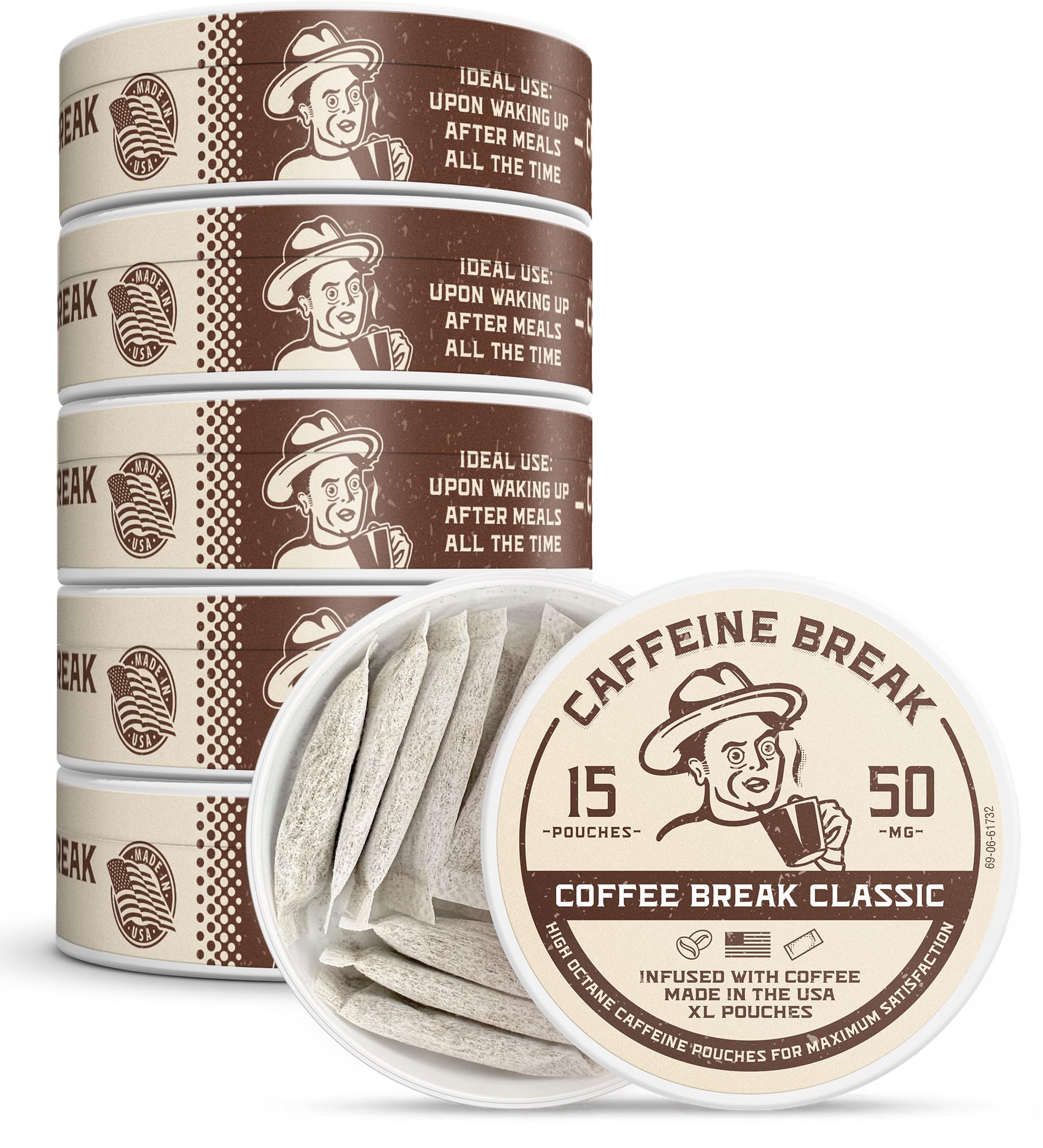 Caffeine Break: bolsa con sabor a café para un impulso rápido y práctico.