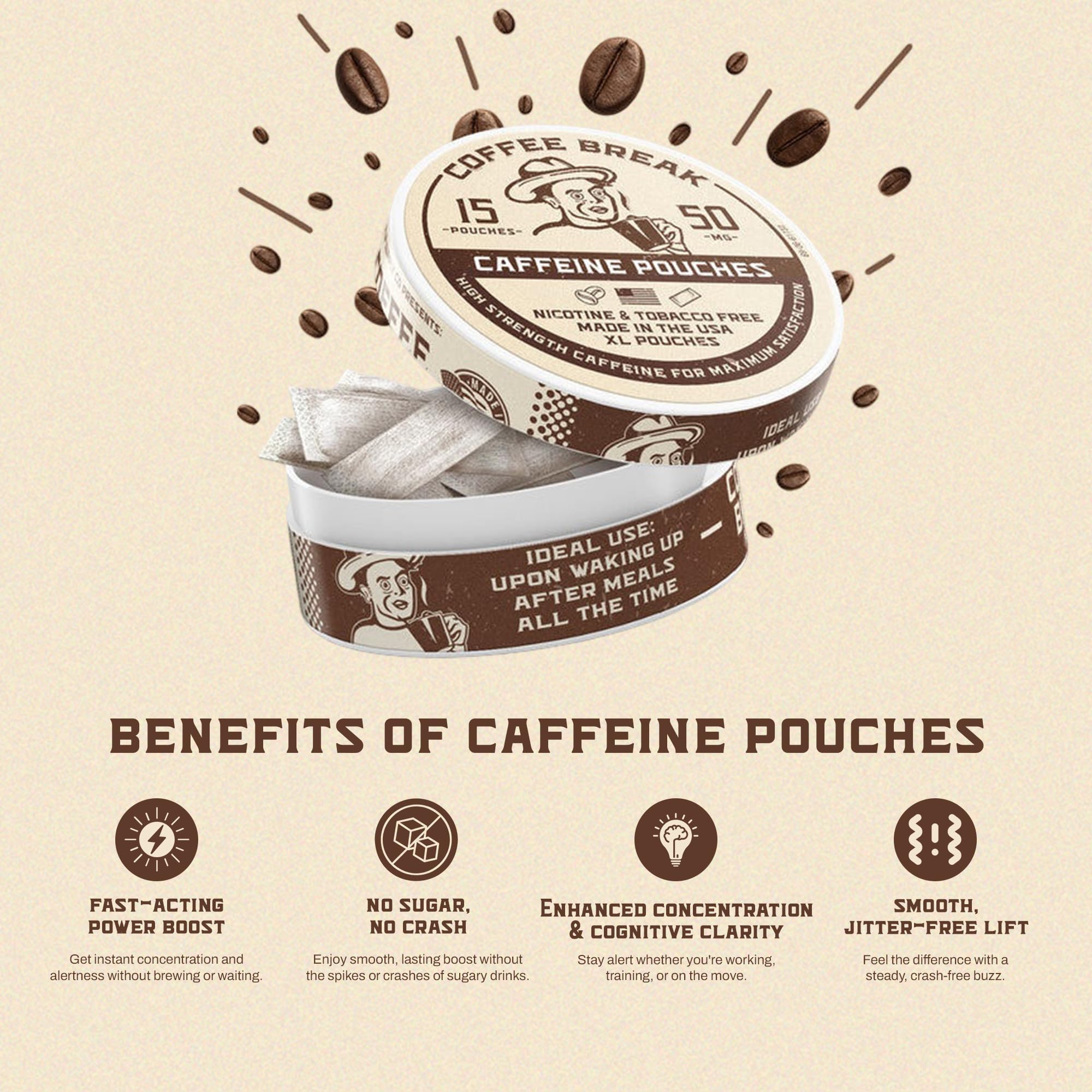Caffeine Break: ingredientes de calidad para una experiencia consistente.