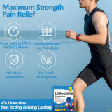 CainNeks parches lidocaina musculo alivio prolongado para entrenamiento